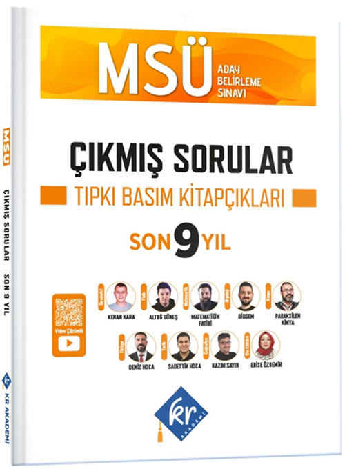MSÜ Çıkmış Sorular Son 9 Yıl Tıpkı Basım Kitapçıkları