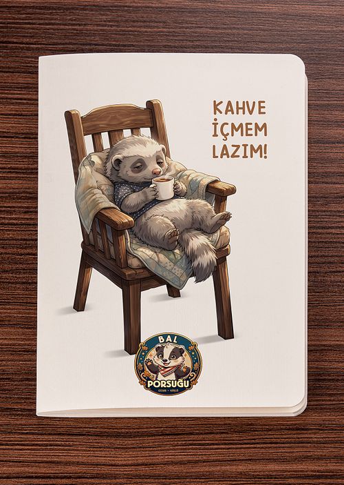Akıl Defteri - Bal Porsuğu Serisi - Kahve İçmem Lazım