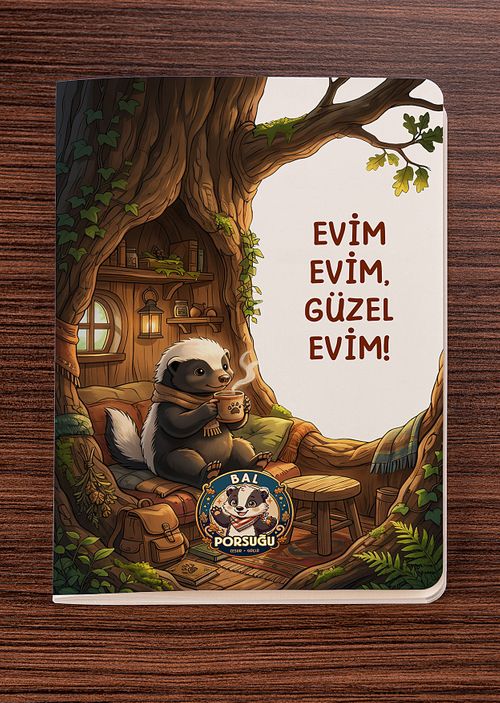 Akıl Defteri - Bal Porsuğu Serisi - Evim Evim, Güzel Evim