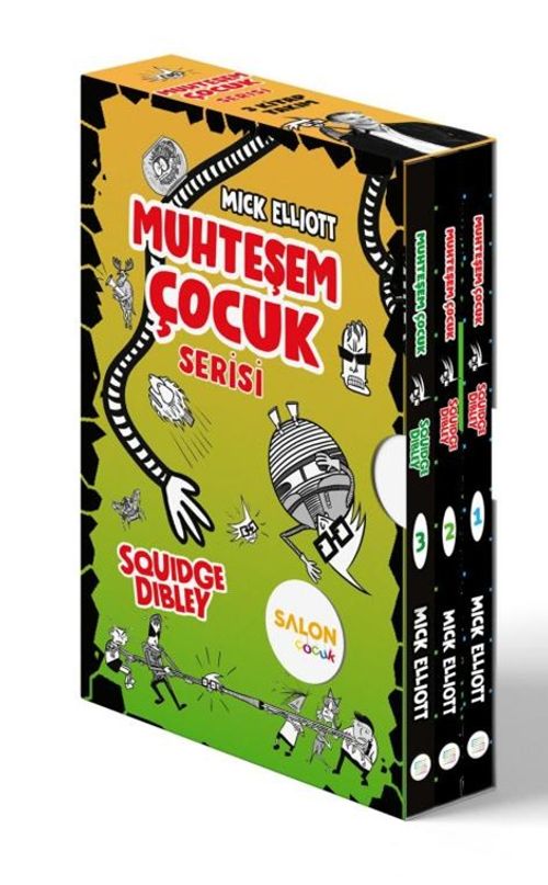 Muhteşem Çocuk Squidge Dibley Serisi (Kutulu 3 Kitap Takım)