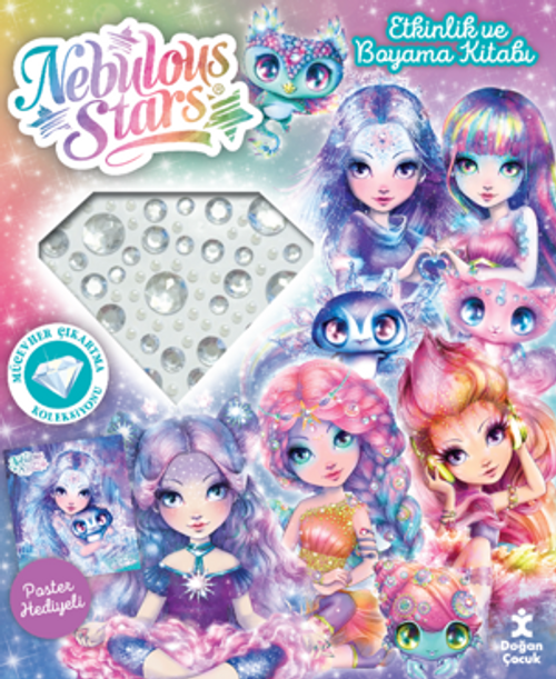 Nebulous Stars -  Mücevher Koleksiyonu  Etkinlik ve Boyama Kitabı