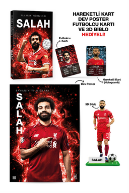 Salah - Sahanın Yıldızları - 3D Biblo, Hareketli Kart, Dev Poster ve Futbolcu Kartı Hediyeli!