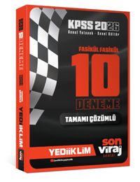 2026 Kpss Son Viraj Serisi Gy-Gk Tamamı Çözümlü 10 Fasikül Deneme