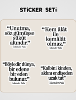 Soygun Kitabı Sticker Seti