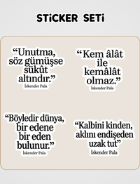 Soygun Kitabı Sticker Seti