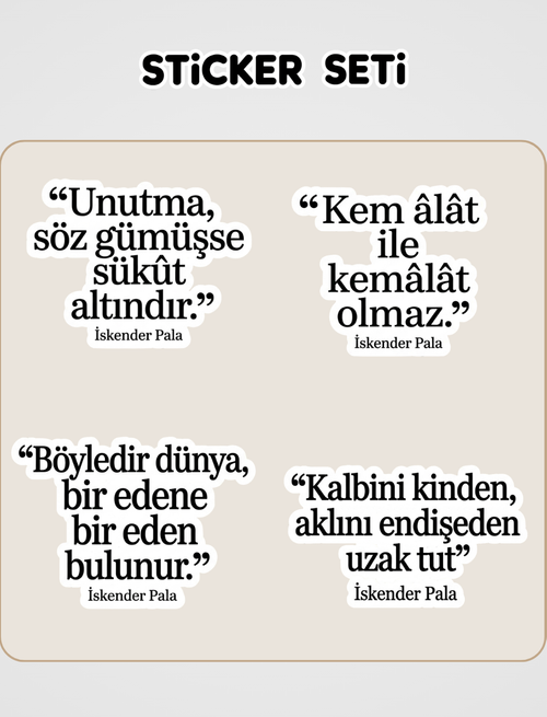Soygun Sticker Seti