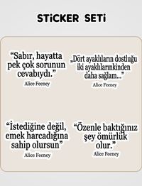 Taş Kağıt Makas Sticker Seti