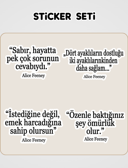 Taş Kağıt Makas Sticker Seti