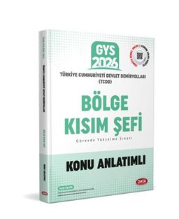 TCDD GYS Bölge Kısım Şefi Konu Anlatımlı
