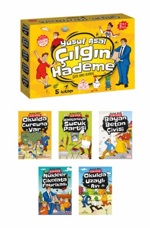 Çılgın Hademe Seti (5 Kitap+Soru Kitapçığı)