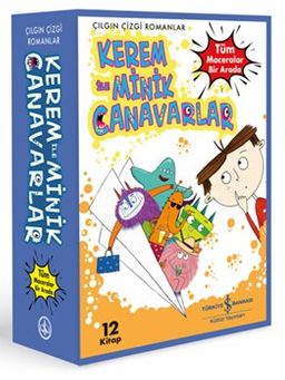 Kerem İle Minik Canavarlar Seti (12 Kitap)
