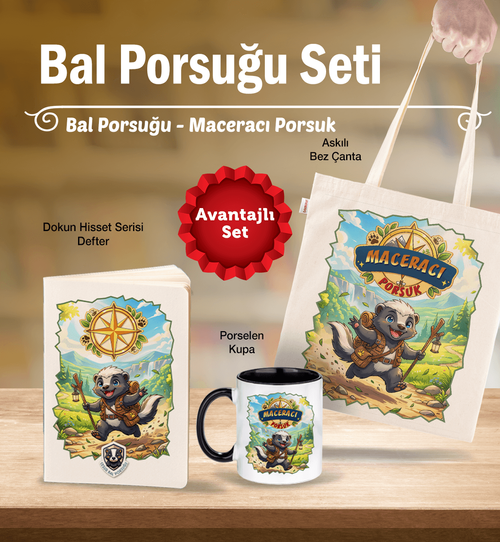 Bal Porsuğu Seti - Maceracı Porsuk