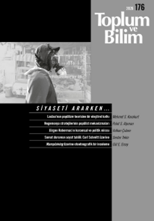 Toplum ve Bilim Sayı:176
