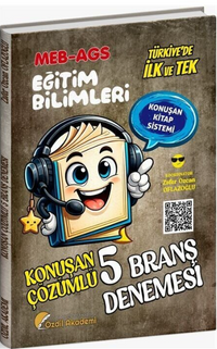 MEB-AGS Eğitim Bilimleri Konuşan 5 Deneme Çözümlü