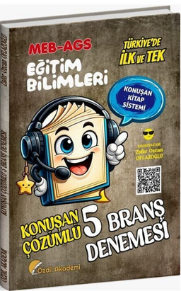 MEB-AGS Eğitim Bilimleri Konuşan 5 Deneme Çözümlü