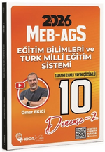 2026 MEB-AGS Eğitim Bilimleri ve Türk Milli Eğitim Sistemi 10 Deneme Çözümlü