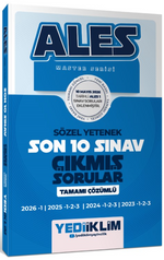 ALES Master Serisi Sözel Yetenek Tamamı Çözümlü Son 10 Sınav Çıkmış Sorular (10 Mayıs 2026 Ales-1 Ekli)