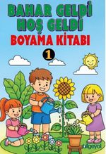 Bahar Geldi Hoşgeldi Boyama Kitabı-1