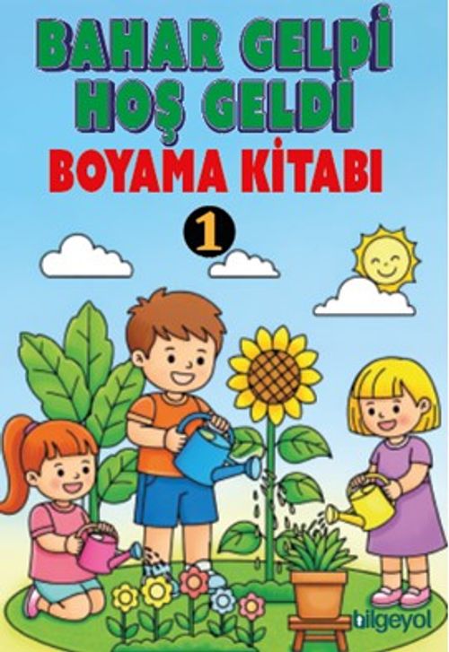Bahar Geldi Hoşgeldi Boyama Kitabı-1