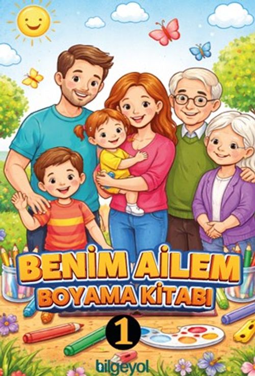 Benim Ailem Boyama Kitabı-1