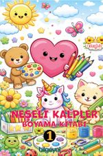 Neşeli Kalpler Boyama Kitabı-1