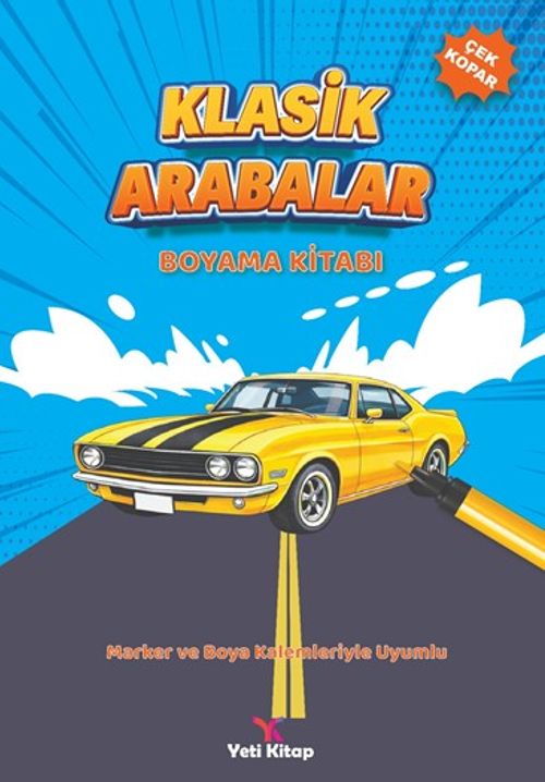 Klasik Arabalar Boyama Kitabı
