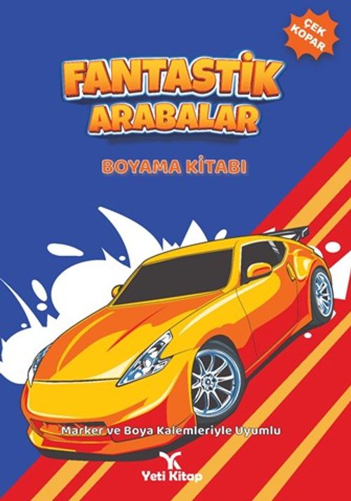 Fantastik Arabalar Boyama Kitabı
