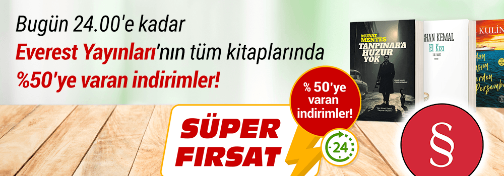 Bugüne özel Everest Yayınları'nda %50'ye varan indirimler!
