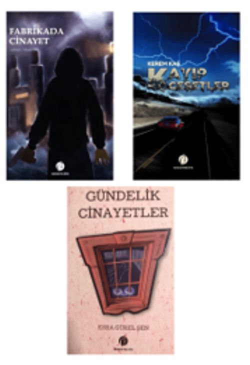 Fabrikada Cinayet - Kayıp Cesetler - Gündelik Cinayetler - Polisiye Gerilim Seti (3 Kitap Takım)