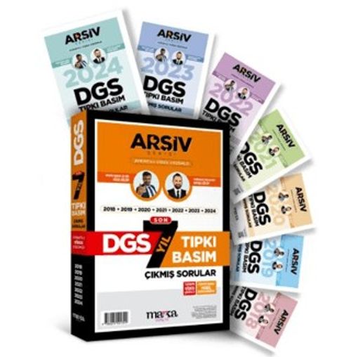 Son 7 Yıl DGS Arşiv Serisi Tıpkı Basım Fasikül Fasikül Çıkmış Sorular