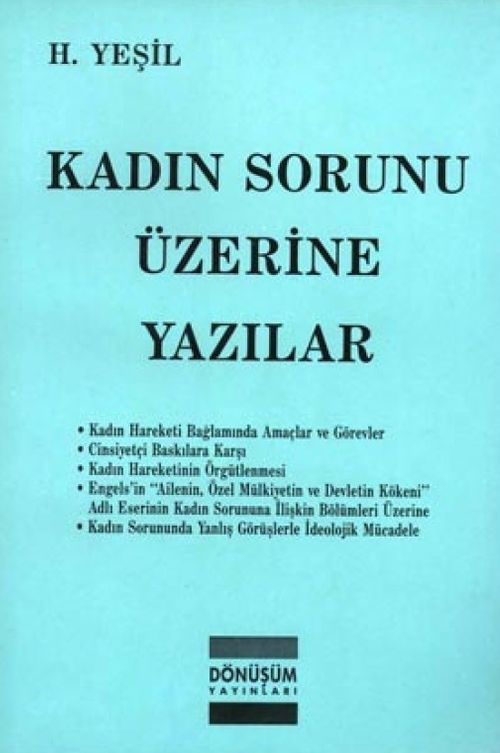 Kadın Sorunu Üzerine Yazılar