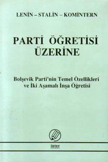 Parti Öğretisi Üzerine