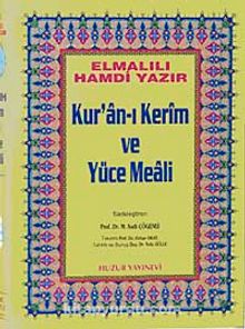 Rahle Boy Kur'an-ı Kerim ve Yüce Meali (Şamua-Ciltli) / Hafız Osman Hatlı Meal / 2 renk - Elmalılı Hamdi Yazır