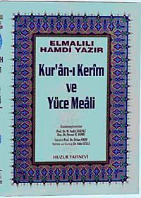 Küçük Boy Kur'an-ı Kerim ve Yüce Meali  (Şamua-Ciltli) Bilgisayar Hatlı Meal / 2 renk