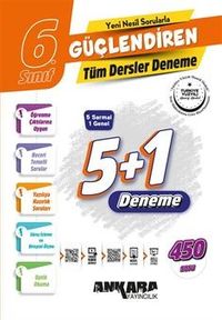 6. Sınıf Güçlendiren Tüm Dersler Denemeler (5+1 Denemeler)