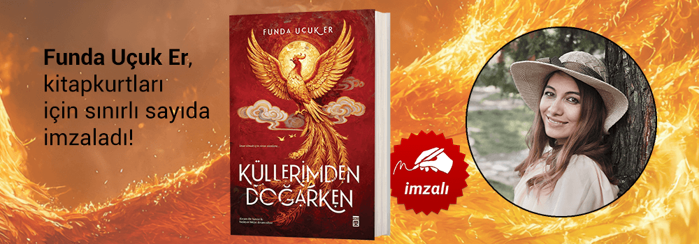 Funda Uçuk Er, "Küllerimden Doğarken" kitabını Kitapkurtları için sınırlı sayıda imzaladı!
