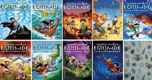 Kahramanlar Eğitimde Seti (9 Kitap + Defter Hediyesi)