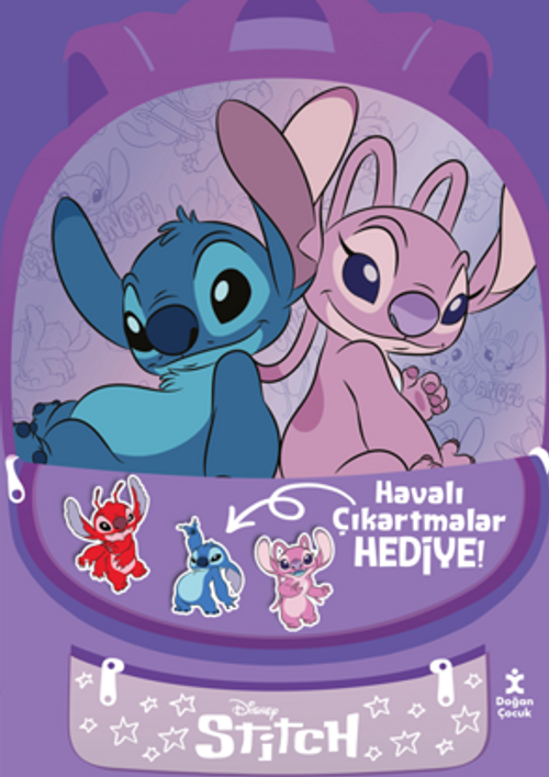 Disney Stitch / Parıltılı Tatil Çantam Etkinlik ve Boyama Kitabı