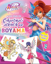 Wınx Club İle Çıkartmalı Etkinlik ve Boyama Kitabı