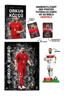 Orkun Kökçü - Sahanın Yıldızları - 3D Biblo, Hareketli Kart, Dev Poster ve Futbolcu Kartı Hediyeli!
