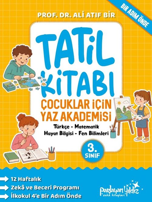 Çocuklar İçin Yaz Akademisi 3.Sınıf Tatil Kitabı