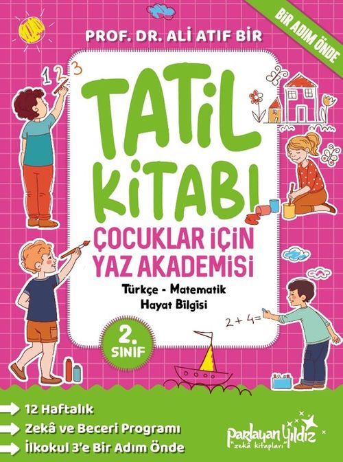 Çocuklar İçin Yaz Akademisi 2.Sınıf Tatil Kitabı