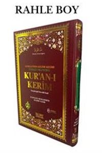 Rahle Boy Satır Altı Türkçe Okunuşlu ve Mealli Renkli Bil. Hatlı Kuran-ı Kerim