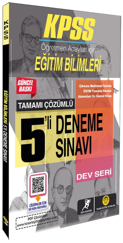 KPSS Eğitim Bilimleri Tamamı Çözümlü 5'li Deneme Sınavı