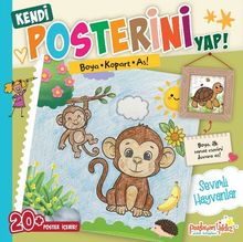 Kendi Posterini Yap! / Boya Kopart As! Sevimli Hayvanlar