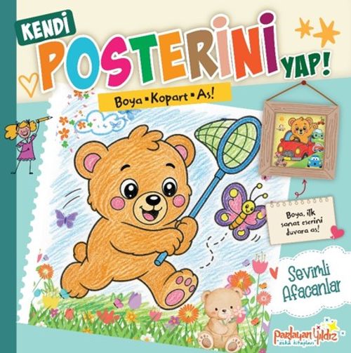 Kendi Posterini Yap! / Boya Kopart As! Sevimli Afacanlar