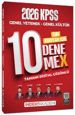 2026 KPSS Genel Yetenek Genel Kültür 10 DenemeX Çözümlü