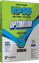 2025 KPSS Genel Yetenek Genel Kültür Optimum 5 Deneme Fasikül Çözümlü