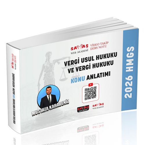 HMGS Vergi Usul Hukuku ve Vergi Hukuku Konu Anlatımı