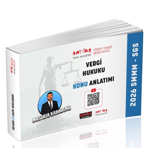 SMMM SGS Vergi Hukuku Konu Anlatımı